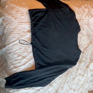 Black cropped jacket: Super cute and easy to style